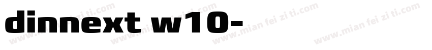 dinnext w10字体转换